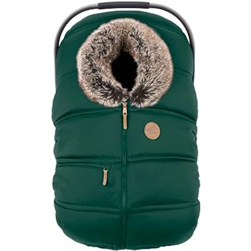PETIT COULOU Housses de siège auto d'hiver pour bébé - Respirantes, extra chaudes et confortables avec cadre structurel breveté - Protège votre bébé ou nouveau-né contre le froid extrême, la pluie et