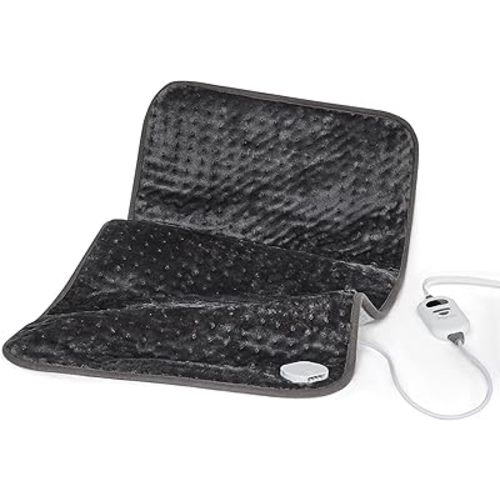 XL Heating Pads Large with Graphene Backing,Heat Pads 33 x 17, Heating pad for Back,Neck,Legs Gifts for Mom Dad, with Upgraded 4 Timer & 6 Temperature Controller