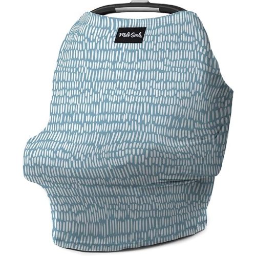 Milk Snob Original 5-in-1 Cover - Nursing Cover for Breastfeeding - Baby Car Seat Cover, Carseat Canopy & Stroller - Essential All-in-One Cover - Gift for Mom, Baby (Beck)