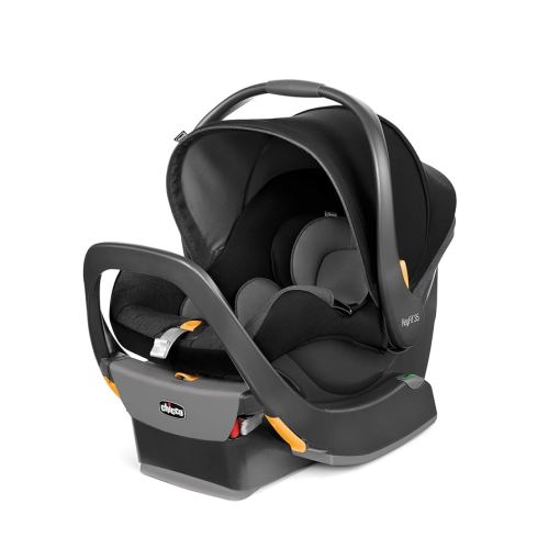 Chicco KeyFit® 35 Infant Car Seat and Base, Rear-Facing Seat for Infants 4-35 lbs., Includes Infant Head and Body Support, Compatible with Chicco Strollers, Baby Travel Gear | Onyx/Black