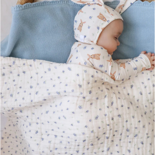 Gauze Blanket | Blueberries – Little and Fern
