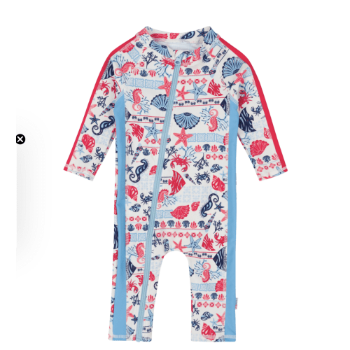 Sunsuit - Long Sleeve Romper Swimsuit