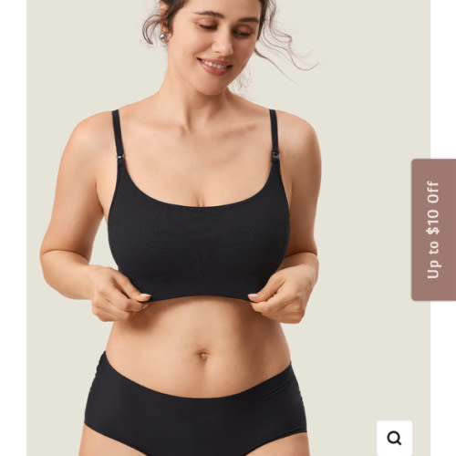 Ribbed Scoop Nursing Bralette