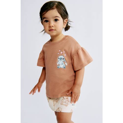 COTTON TOP WITH PRINTED MOTIF