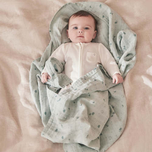 Pre-Washed Muslin Regular Swaddle & Burp Cloth