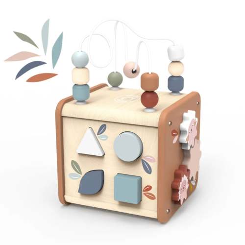 Cube D'acitivité 5-en-1 - Bois