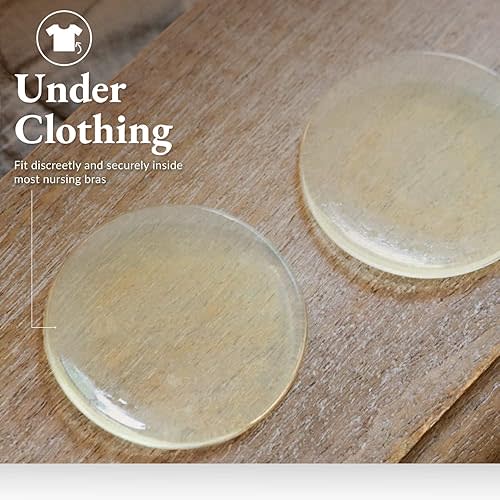 Ameda ComfortGel HydroGel Soothing Nursing Pads | Breast Pads | Hydrogel Nipple Pads for Breastfeeding | Reusable Cooling Nipple Gel Pads | Breastfeeding Supplies Nursing Gel Pads | 1 Pair (2 Count)