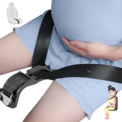 Cushion Bump Strap- Seat Adjuster for Mother-Prevent The Abdomen from Stress,Universal Fit, Easy Install