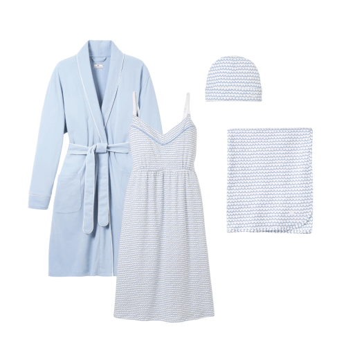 The Hospital Stay Luxe Set - Periwinkle & La Mer