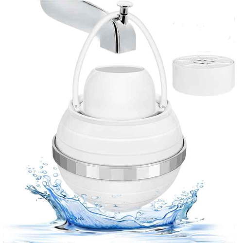 Bath Filter for Tub:BPA-Free Reduces Chlorine,Fluoride for Cleaner, Softer Water to Improve Skin,Hairloss,Tool-Free Installation