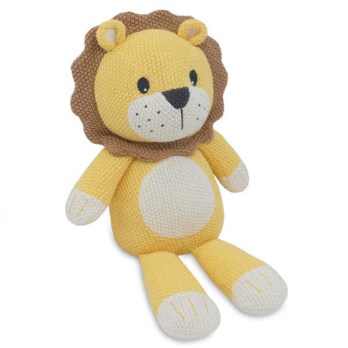 Whimsical Knit Toy - Leo Lion – Living Textiles Co