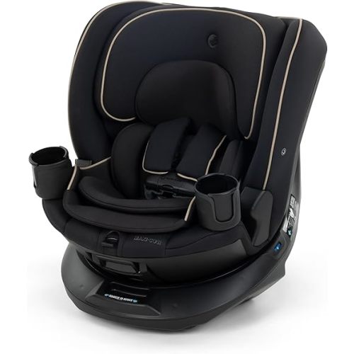 Maxi-COSI Andi 360 Rotating All-in-One Baby Convertible Car Seat, Rear Facing, Forward Facing Infant Toddler Booster, Easy Rotation, Tension System, Harness Adjust, Caspian Caviar