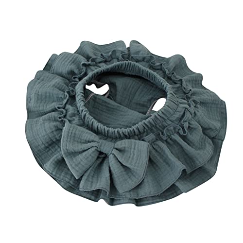 Newborn Infant Bloomer Skirt Baby Girls Soft Cotton Ruffle Mini Skirt Shorts with Bow Toddler Kids 𝐃iaper Cover