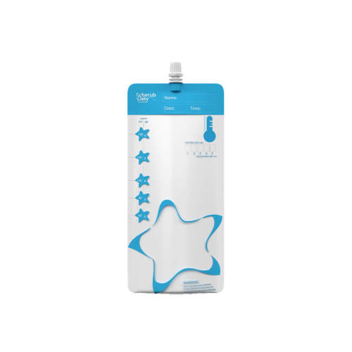 ThermoSensor Reusable Breast Milk Storage Bags, Pouches 100 uses, 20 pack - Milk Freezer Bags