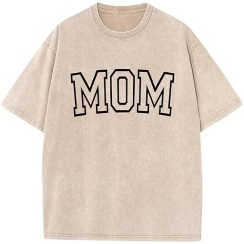 Vintage Acid Washed Oversized Mom Dad Matching Shirts Family Outfits Pregnancy Announcement Shirt S-3XL