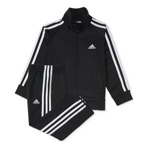 Baby Boys Three Stripe Track Suit, 2 Piece Set 12 Mo