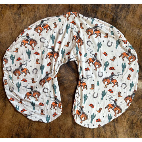 Wild ride baby boppy pillow cover