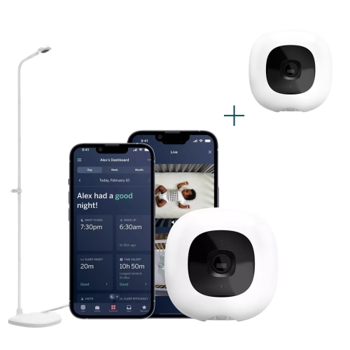 Nanit Pro Smart Baby Monitor Floor Stand w/ extra Camera Bundle