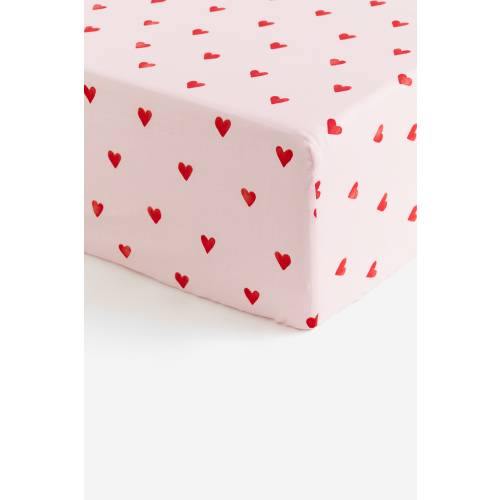 PATTERNED COTTON FITTED SHEET