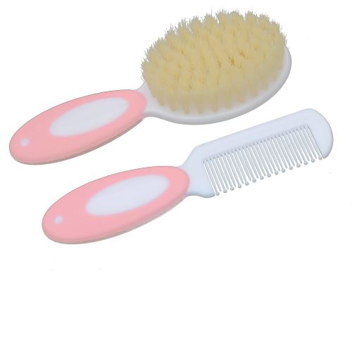 Baby Hair Brush Soft Goat Bristles-Ideal for Cradle Cap-for Newborns & Toddlers-Natural Perfect Baby Registry Gift…