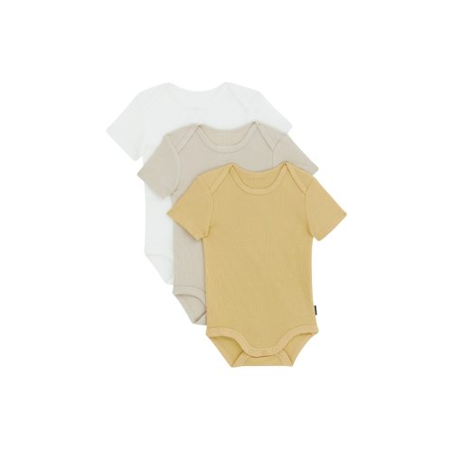 Bonds Rib Shortsleeve Bodysuit 3 Pack- Newborn Size | Baby Baby Bodysuit | BWDJA