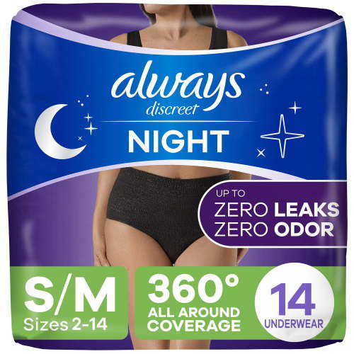Always Discreet Night Postpartum Underwear