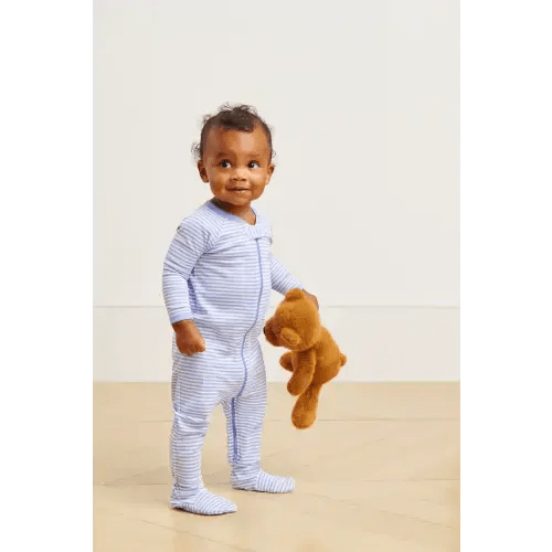 LAKE | Baby | Pima Cotton Pajamas | Hydrangea Baby Sleeper
