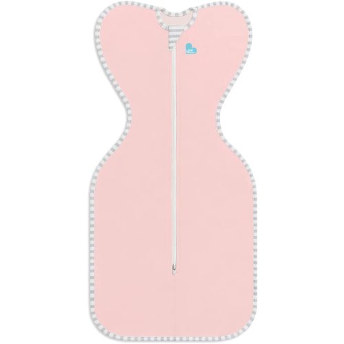 Love To Dream Swaddle UP 1.0 TOG, Dusty Pink, Medium, 13-19 lbs., Dramatically Better Sleep, Allow Baby to Sleep in Their Preferred arms up Position for self-Soothing, snug fit Calms Startle Reflex