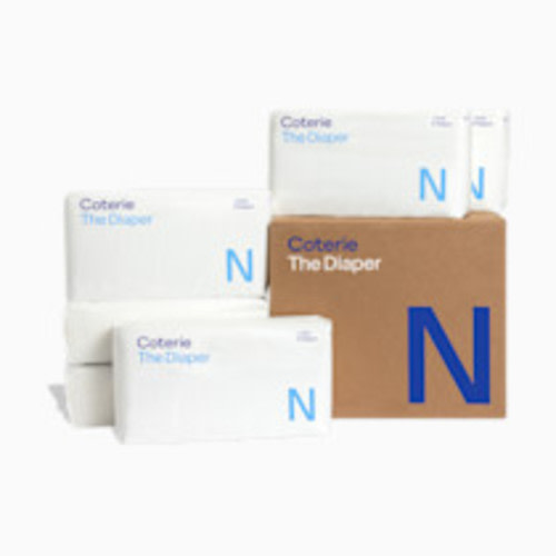 Coterie Ultra Soft Diapers, Monthly Supply - Newborn, 186 Count