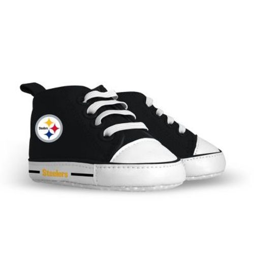 BabyFanatic Pre-Walkers High-Top Unisex Baby Shoes - NFL Pittsburgh Steelers