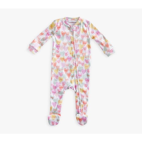 Rifle Paper Co. Candy Heart Organic Cotton Baby Pajama
