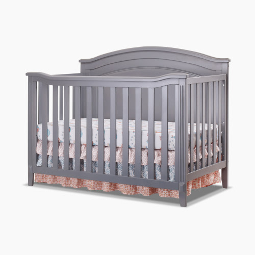 Sorelle Berkley Round Top Panel Crib - Gray