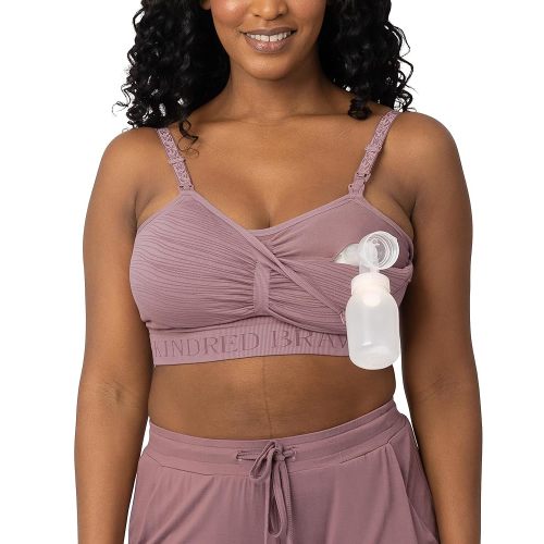 Kindred Bravely Sublime Pumping Bra Hands Free, Adjustable Pumping & Nursing Bra with EasyClip for All Breast Pumps