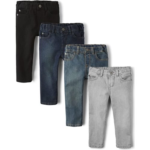 The Children's Place Baby and Toddler Boys' Basic Skinny Jeans, Multipack