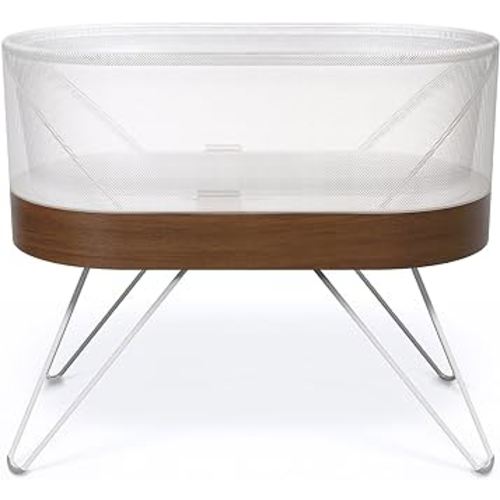 SNOO Smart Sleeper Baby Bassinet - Bedside Crib with Automatic Rocking Motions and Soothing White Noise - Ideal for Newborn Babies to 6 Months - Natural Sleep Training