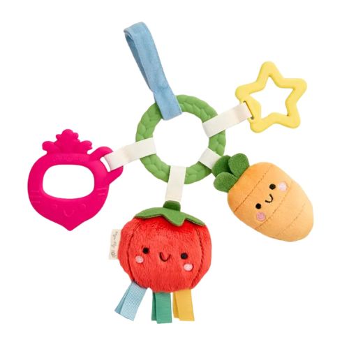 Bitzy Busy Ring Teething Activity Toy - Veggie by Itzy Ritzy – Pacifier Kids Boutique