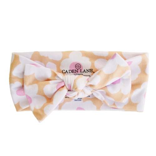 Sunshine Daisy Knit Large Bow Headwrap