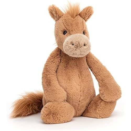 Jellycat Bashful Pony Stuffed Animal, Huge 20 inches | Horse and Pony Plush Toy | Classic Children's Gift