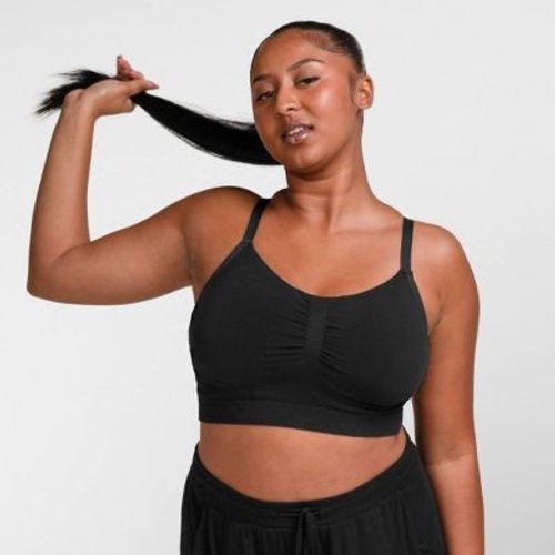 kindred by Kindred Bravely Women's Hands-Free Pumping Lounge & Sleep Bra - Oatmeal XXL-Busty