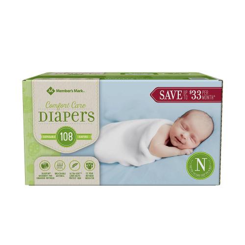 Member's Mark Premium Baby Diapers (Choose Your Size) - Sam's Club