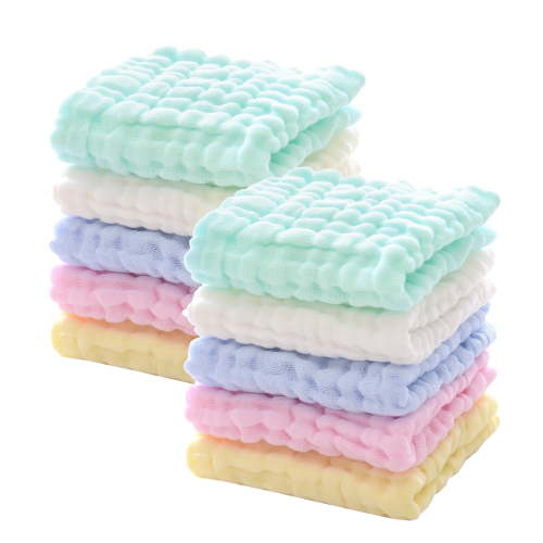 Baby Washcloths and Burp Cloths, Soft Absorbent Towels for Newborns,10 Pack, 12x12 Inches
