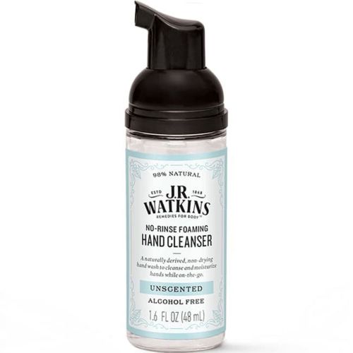 J.R. Watkins No Rinse Hand Cleanser - Unscented 1.6 fl oz Liq
