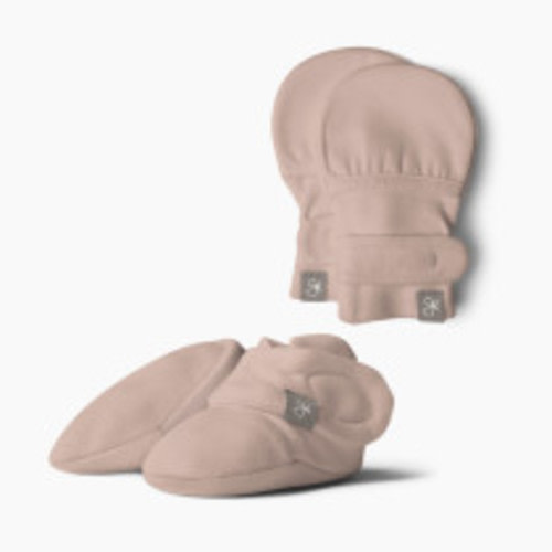 Goumi Kids Stay on Baby Mitts + Boots Bundle - Rose, 0-3 M
