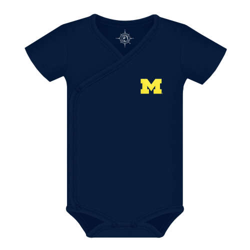 Michigan Wolverines Side Snap Bodysuit | College Baby