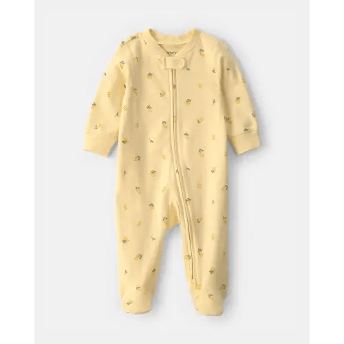Newborn 2-Way Zip 100% Cotton Pajama
