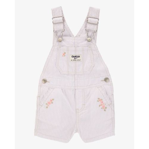 Baby Floral Striped Shortalls - Purple - OshKosh | Carter's