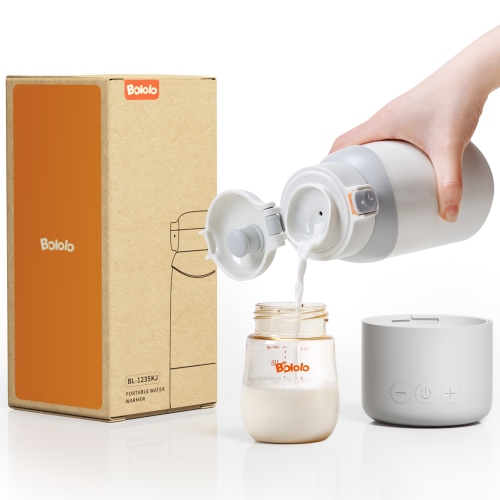 Portable Milk Warmer Pro for Travel, Detachable Design for Easily Clean, Portable Bottle Warmer with Fast Heating, 17.5 Ounces and Large Battery Life Meet Your Feeding Needs.