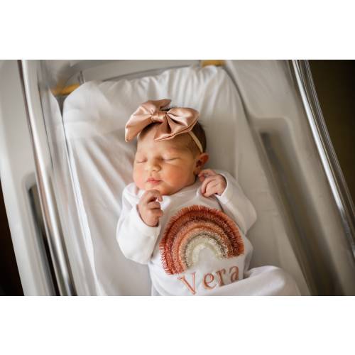 Rainbow Baby Girl Hospital Outfit, Newborn girl Coming Home Outfit , Rainbow Baby Outfit, Newborn Girl Take Home Outfit, Preemie Girl Outfit