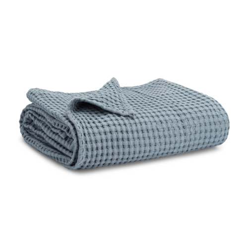 Baby Waffle Blankets by Comfy Cubs in Pacific Blue