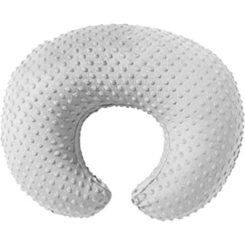 Nursing Pillow and Positioner, Breastfeeding and Bottlefeeding Pillow for Baby Boys and Girls, Breast Feeding Pillow with Removable and Washable Pillow Cover(Gray-Dot)